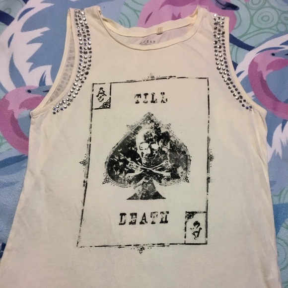 Guess Skull Tank Top - Picture 1 of 5